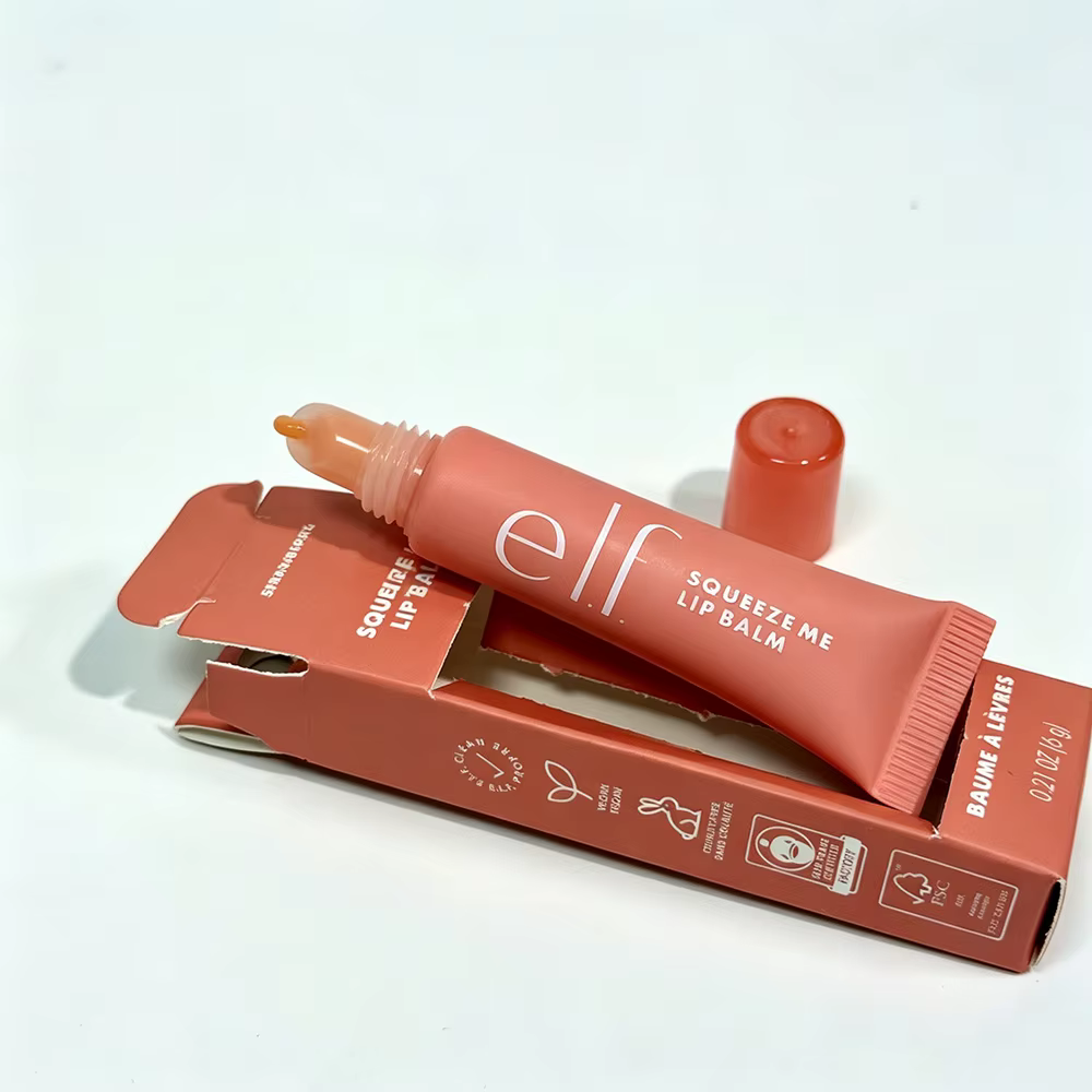 Baume à lèvres e.l.f hydratant, réparateur et nourrissant pour les lèvres, gloss à lèvres fruité Squ
