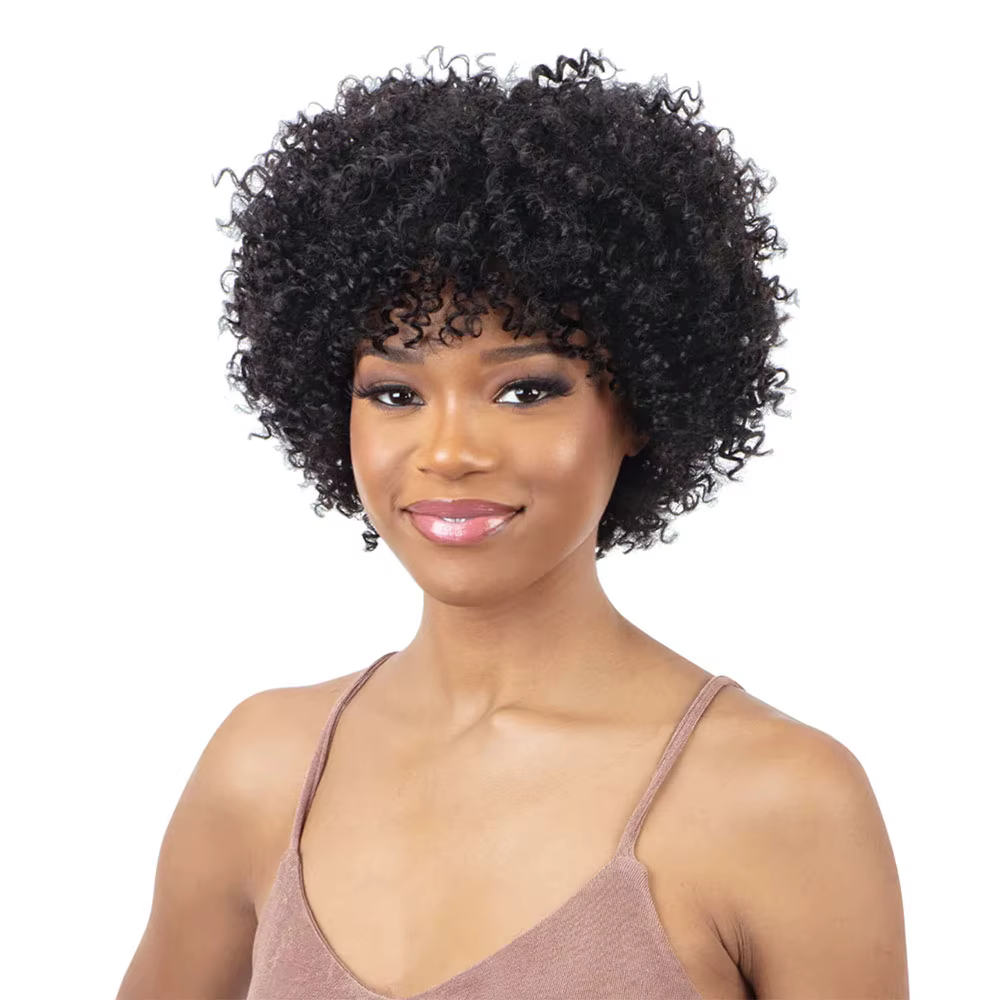 Perruques de cheveux humains bouclés Afro crépus à reflets pour femmes noires Ombre brun blond perru