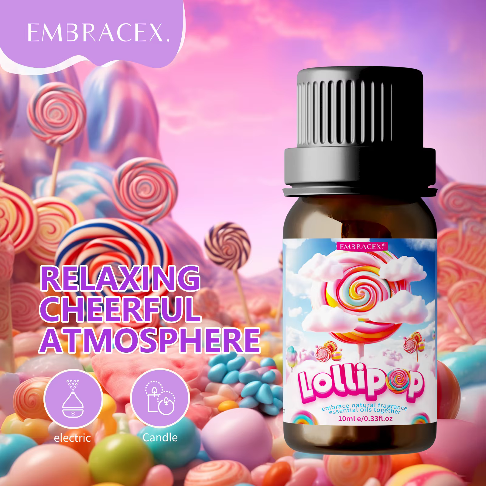Huiles essentielles parfumées pour sucettes 10 ml, huiles sucrées longue durée, cadeau pour sucettes