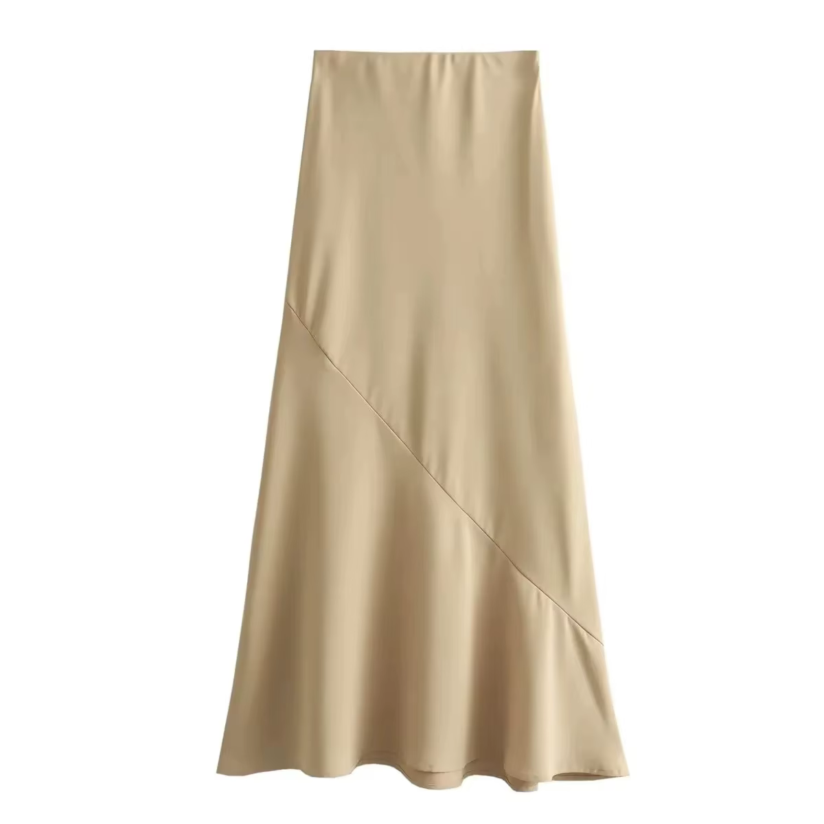 Ensemble 2 pièces élégant pour femme HH : Gilet sans manches à simple boutonnage et jupe longue trap