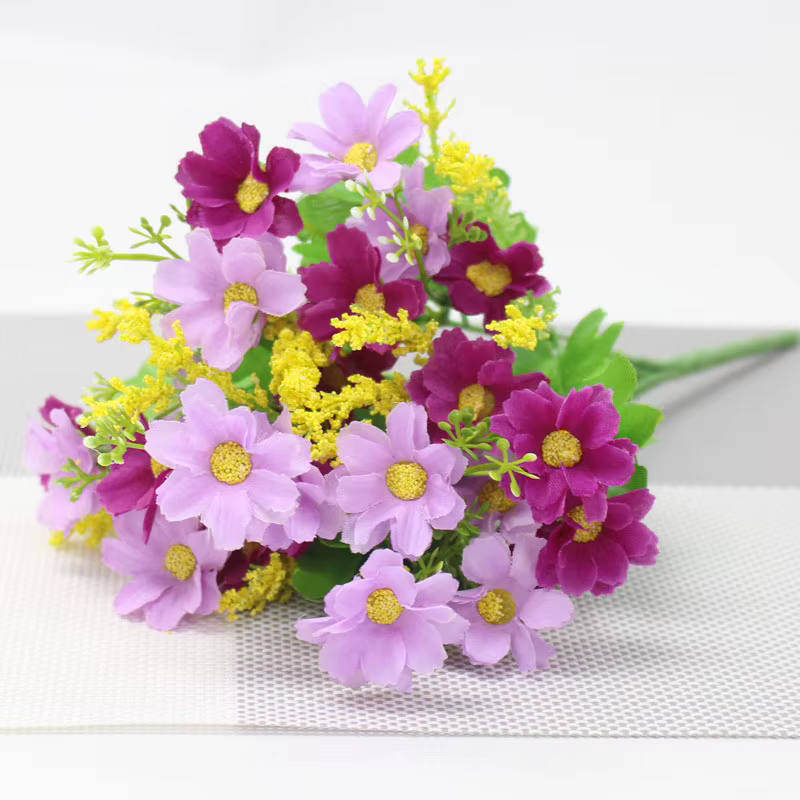 AndrArtificial Destroy InjFlower Décoration florale, Mariage, Sol floral, Salon, Table, Maison, Bouq