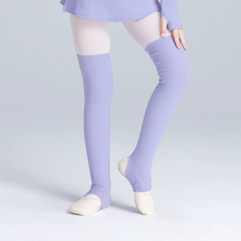 Jambières de Ballet pour filles, longues jambières, chaussettes de sport de danse, étriers tricotés 