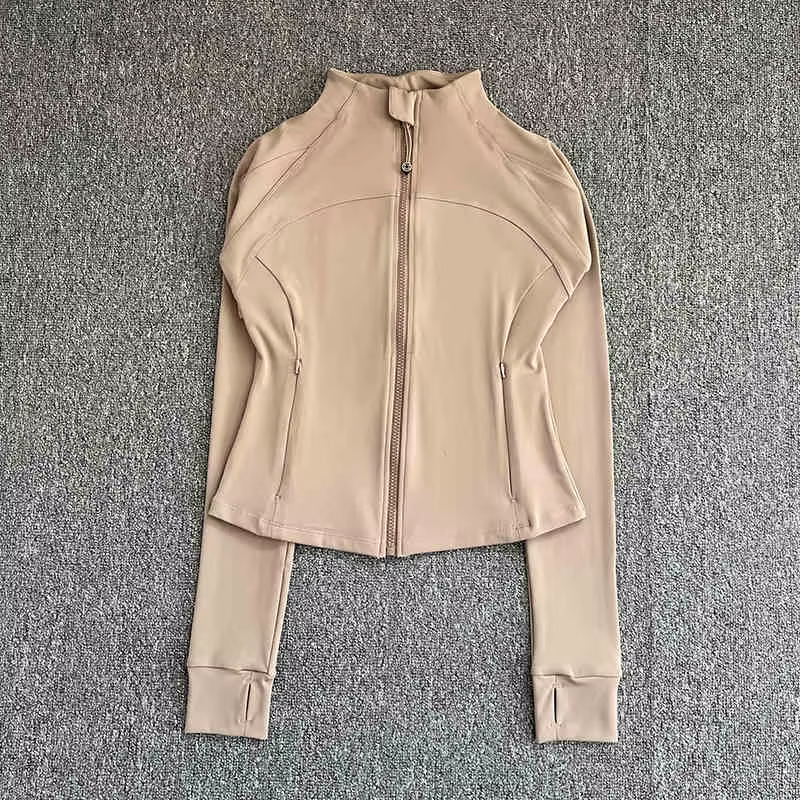 Veste de sport haut de gamme pour femmes, pour course à pied, fitness, exercice, avec col montant, m