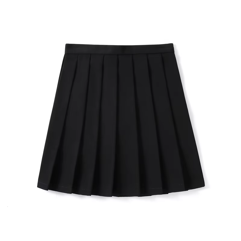 XS - 5XL jupe taille haute dames vêtements d'été femmes une ligne Harajuku coréen noir Mini jupe pli