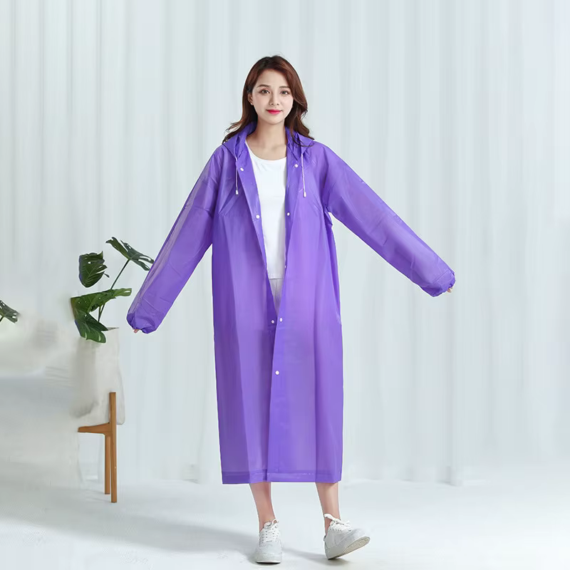 Manteau de Pluie à Capuche pour Femme et Homme, Imperméable, Épais, Tourisme, Randonnée en Plein Air