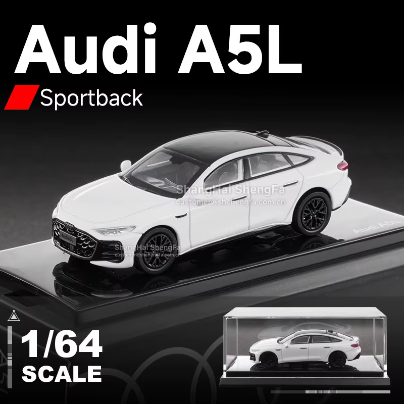 1:64 Original Audi A5l A5 L Sportback Simulation statique alliage voiture modèle jouet Collection af