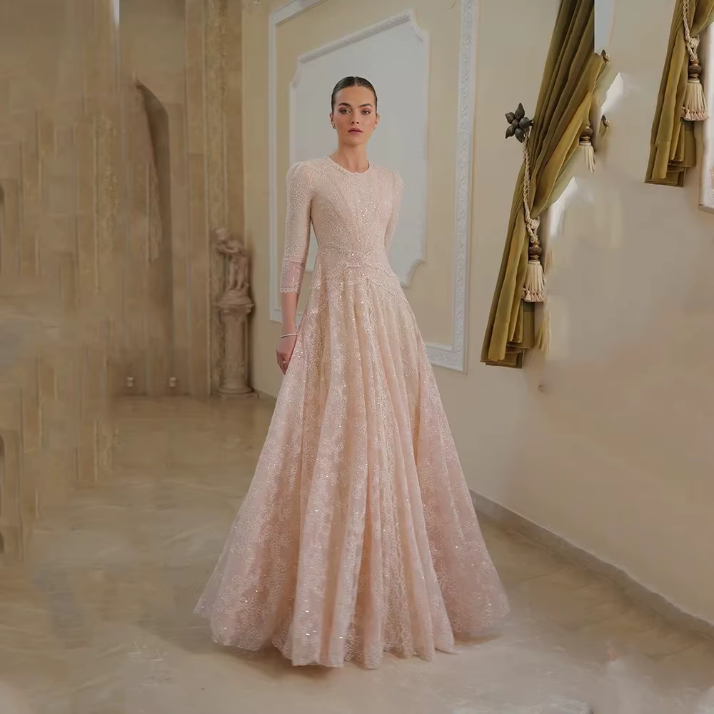 Robe de soirée élégante pour femme, robes de fête de luxe 2026, robe longue personnalisée pour invit