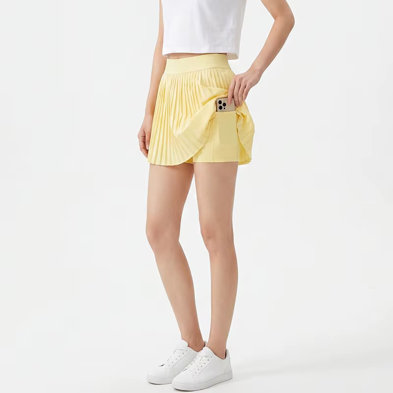 BIVIGAOS Jupe courte de sport taille haute pour femme