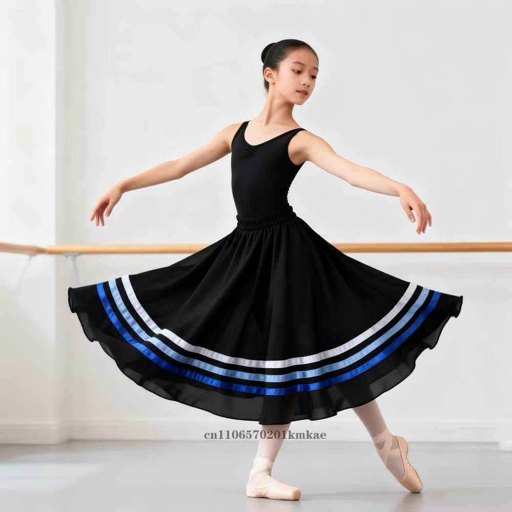 Jupes de danse flamenco traditionnelles espagnoles pour filles