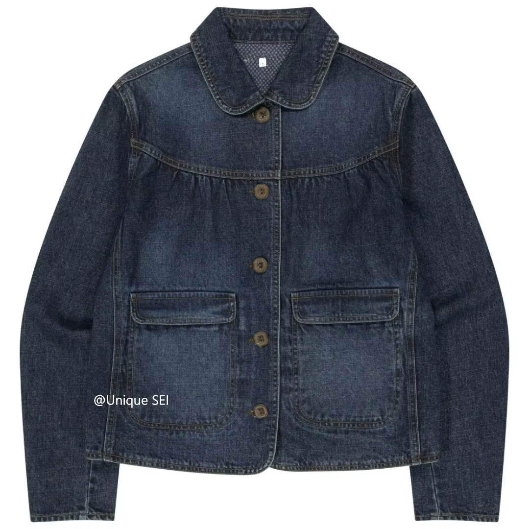 Veste en jean à col rabattu délavé, Vintage coréen, jupe plissée + pantalons décontractés, ensembles 3 pièces, tenues pour femmes, costumes de styliste Y2k