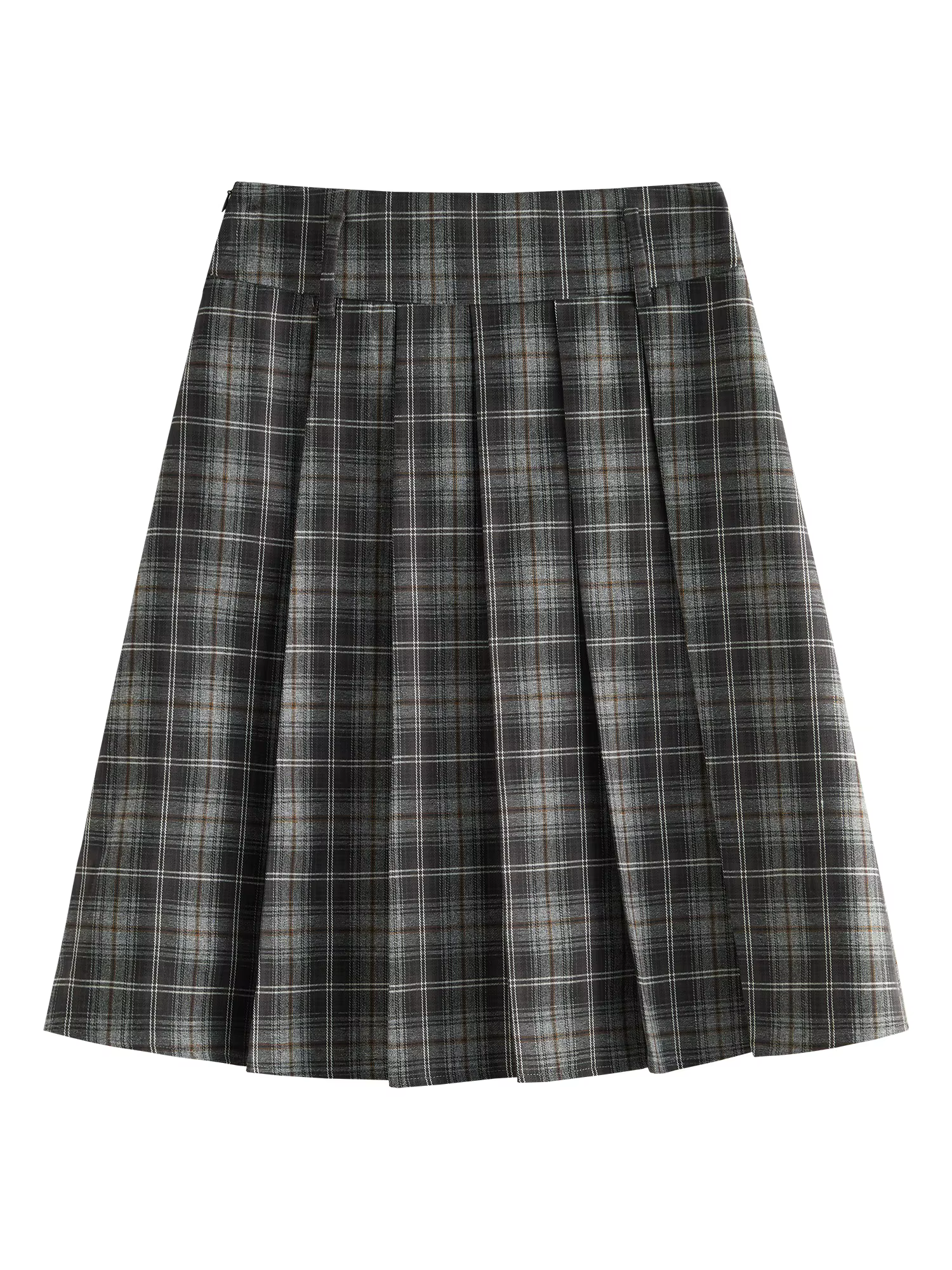 FSLE-Jupe plissée de style collégien pour femme, taille haute, ligne A décontractée, printemps 2025, 25FS11057 + 25FS11364