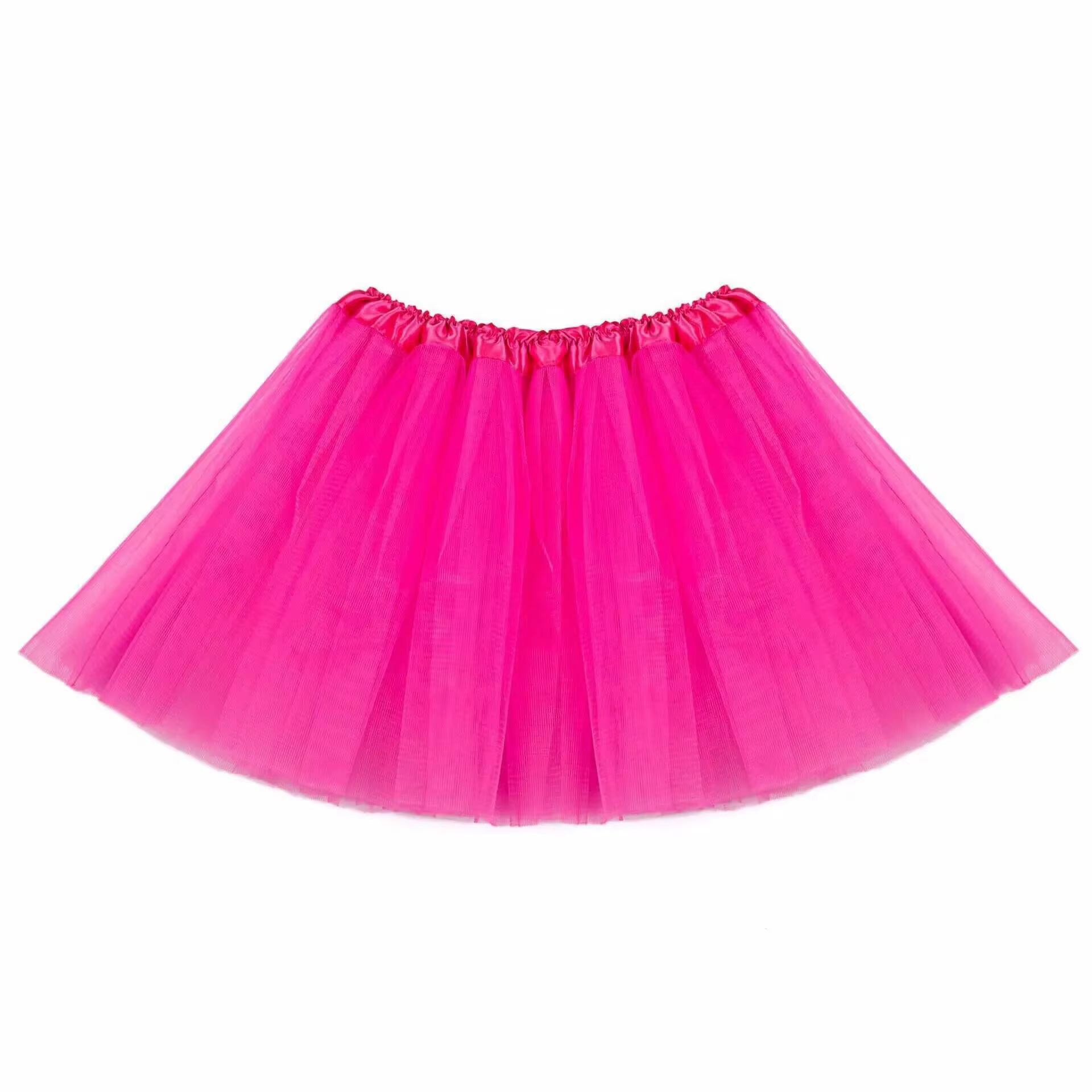 Jupe Tutu en Tulle pour Femmes et Filles, Jupe de Danse Classique, Mini-Jupe Courte, Jupon Vintage, Jupon de Ballet en Maille Superposée Occasions Spéciales