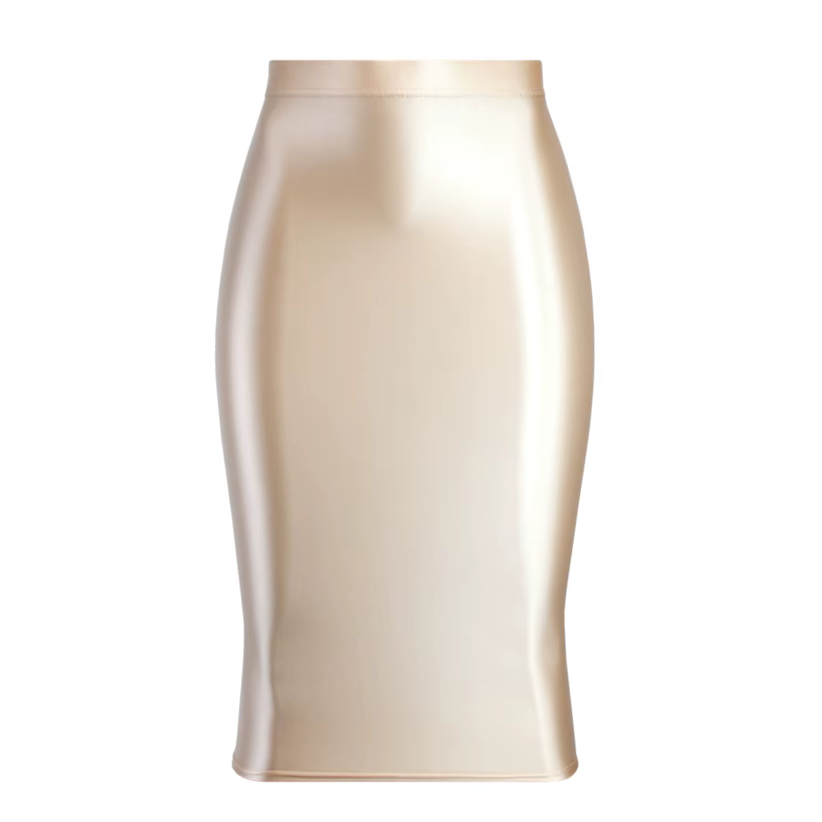 MJINM femmes Sexy brillant hanche enveloppement une étape genou longueur danse jupe professionnelle bureau