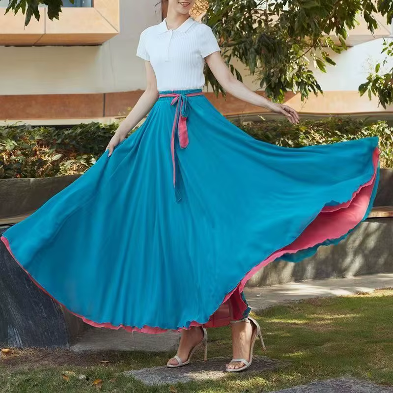Jupe de danse réversible pour femme