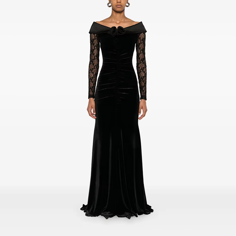 Robes de soirée noires simples