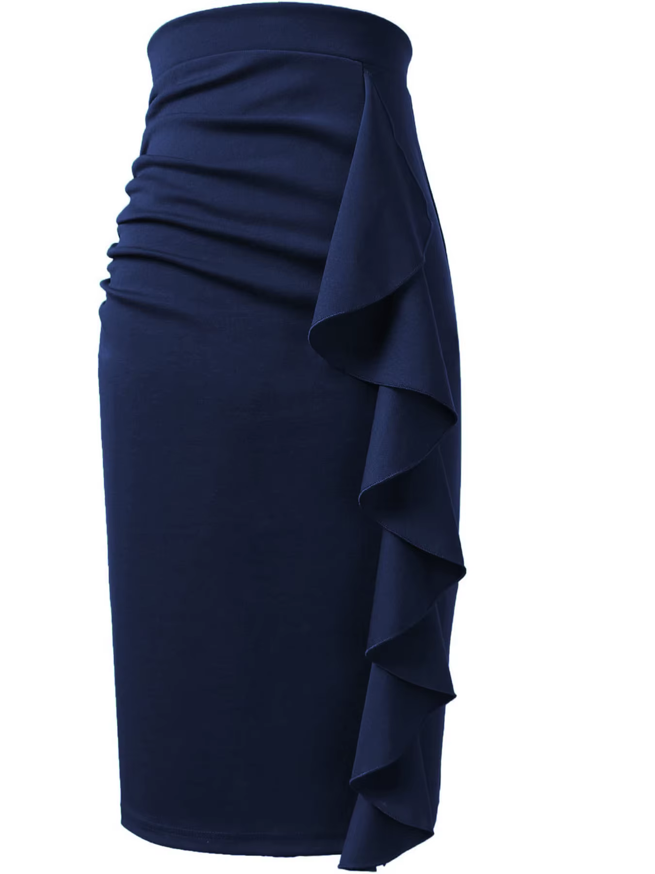 Jupe décontractée taille haute pour femme