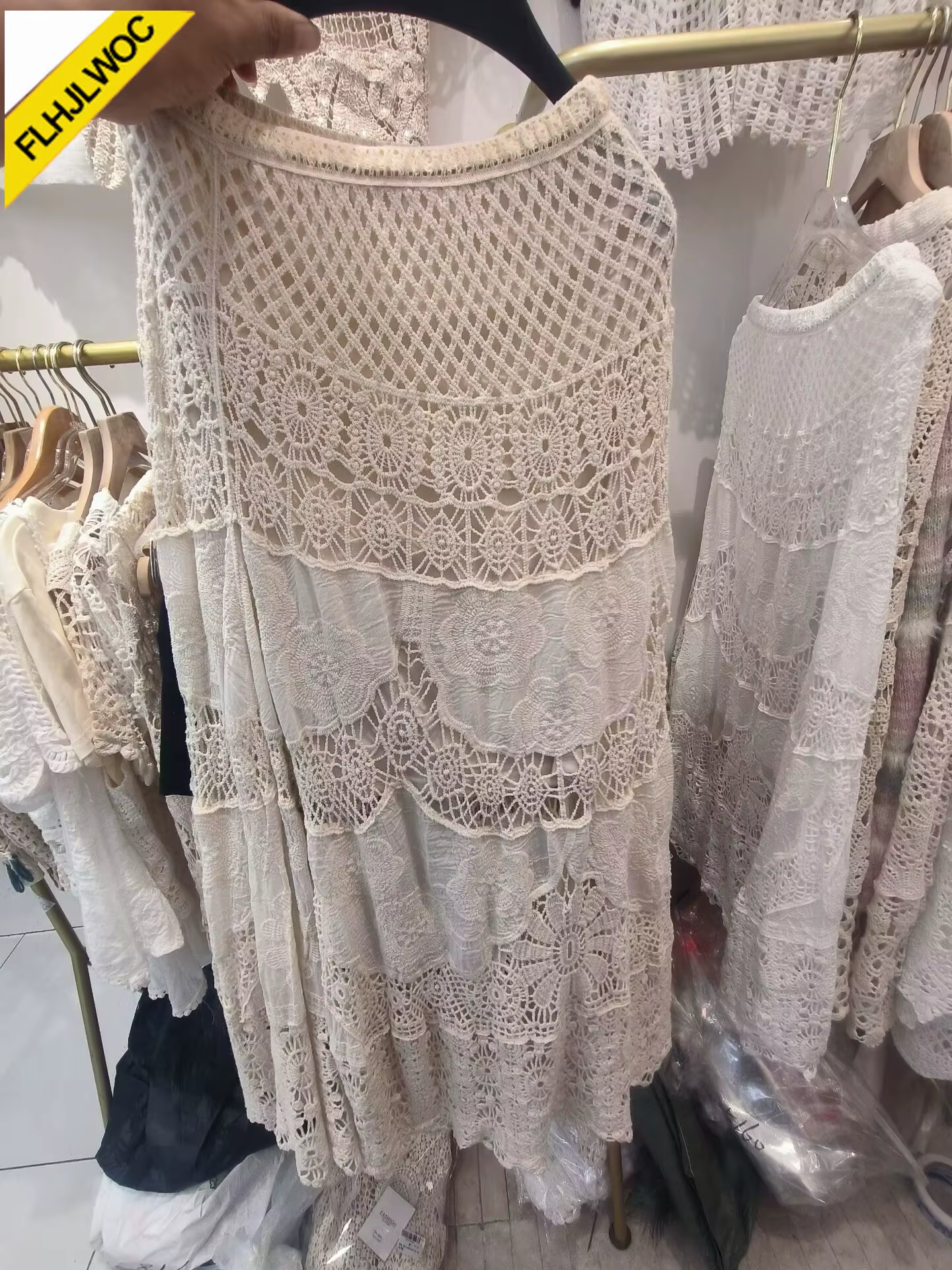 Jupes bohèmes ajourées style Mori Girls