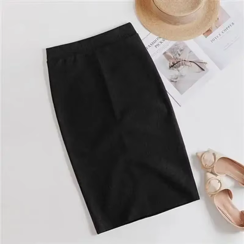 Jupes de bureau blanches taille haute tendance pour femmes 2026