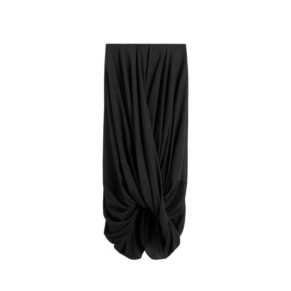 Jupe longue irrégulière pour femmes, motif torsadé, superposée, semi-transparente, blanche ou noire, légère, pour dames