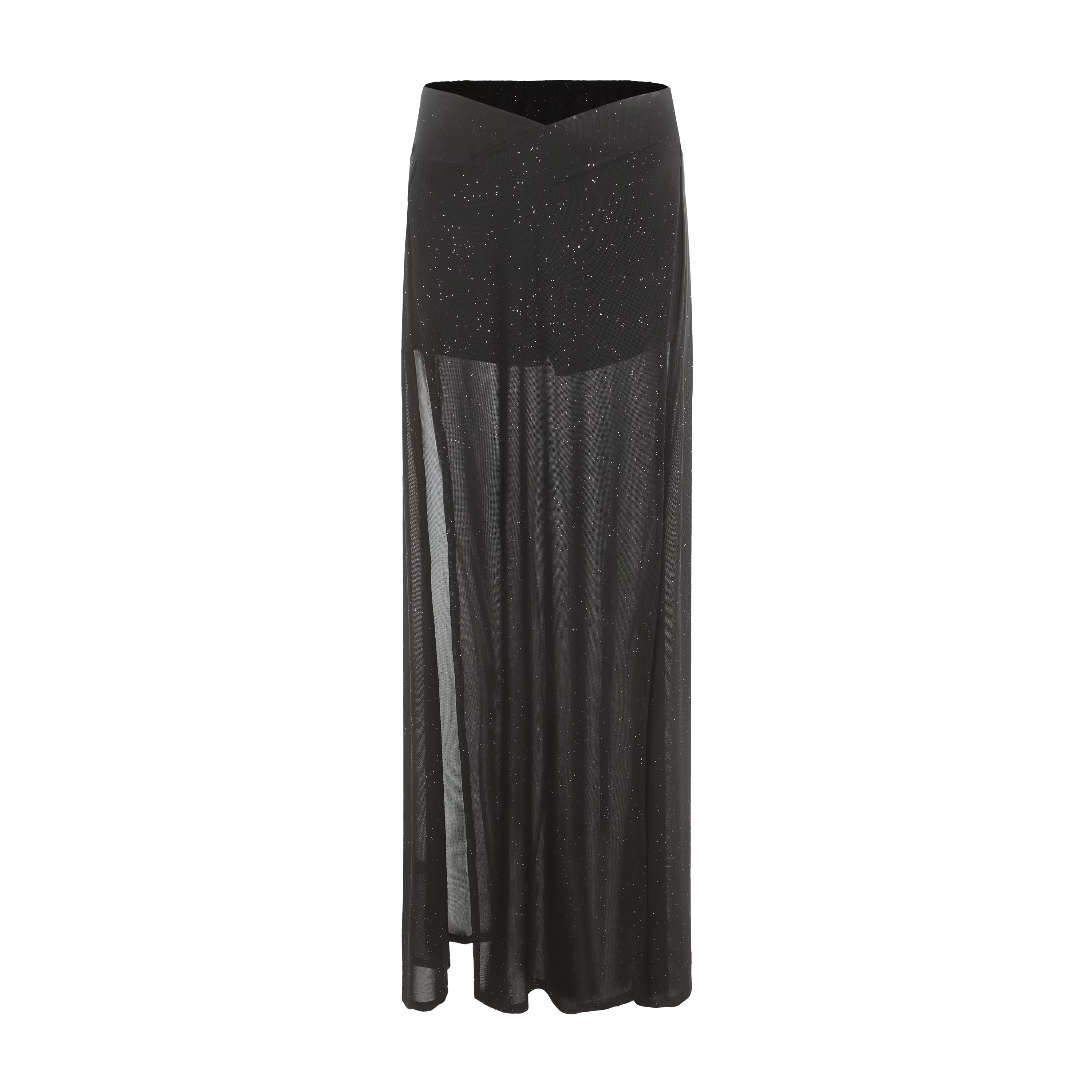 Jupe de danse du ventre élastique à paillettes double fente personnalisée tenue inférieure entraînement vêtement indien femme costumes de danseuses du ventre