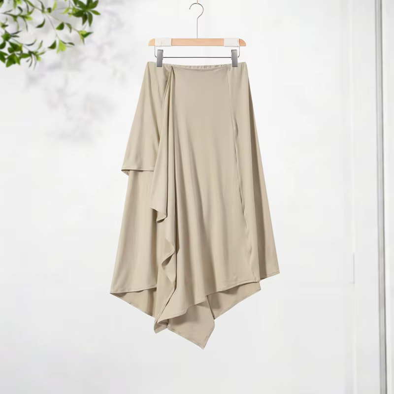 Ensemble jupe élégante à ourlet irrégulier pour femme
