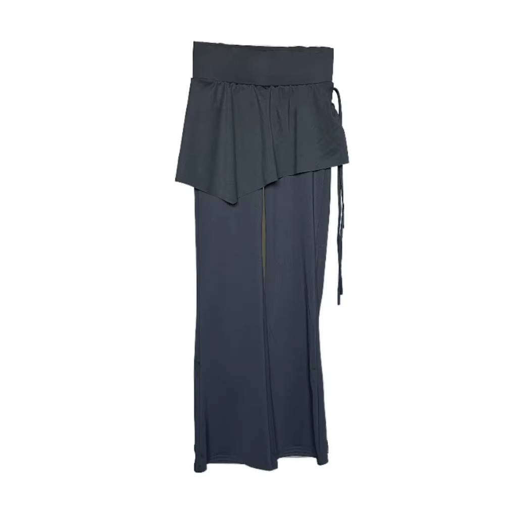 Leggings de sport pour femmes 2 en 1 avec jupe intégrée
