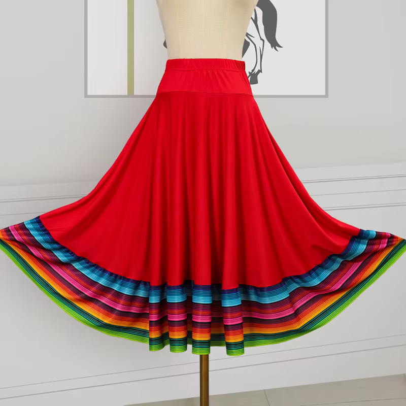 Jupe de danse longue 80 cm pour femme