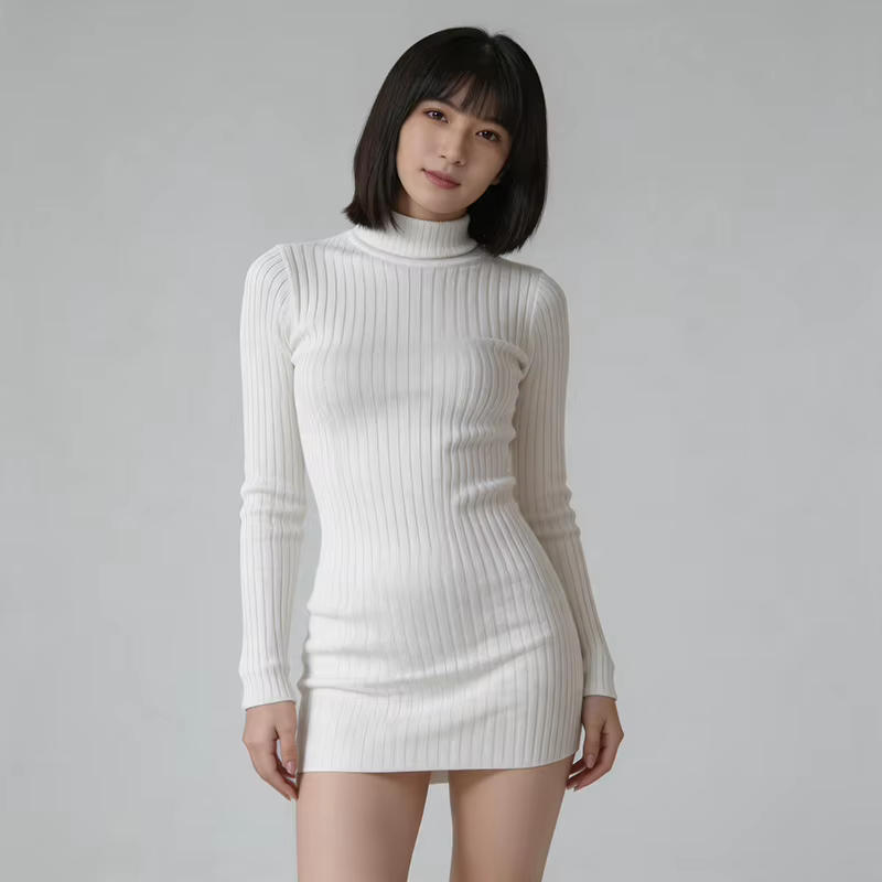 Mini-robe transparente sexy pour femme
