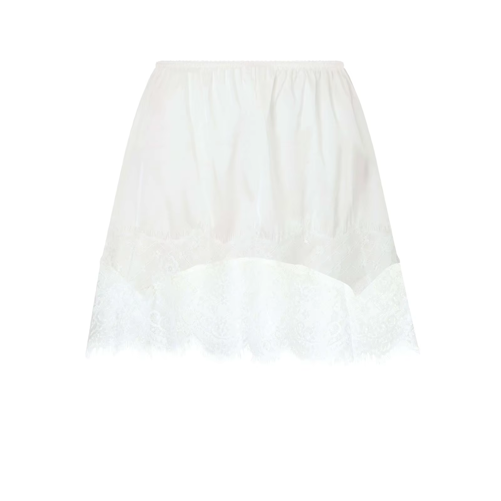 Femmes dentelle garniture Mini jupe taille moyenne