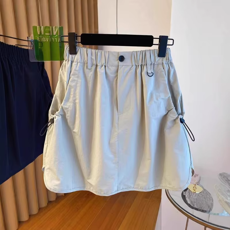 Jupe trapèze taille haute pour femme