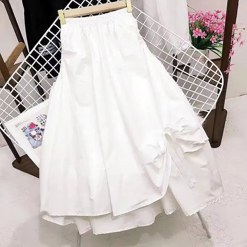 Jupe midi asymétrique pour femme