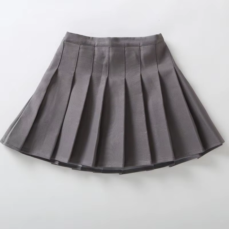 Fille jupe plissée école Campus uniforme adolescent à adulte taille une ligne plissée jupe à carreaux JK danse Performance tenue enfant grande taille
