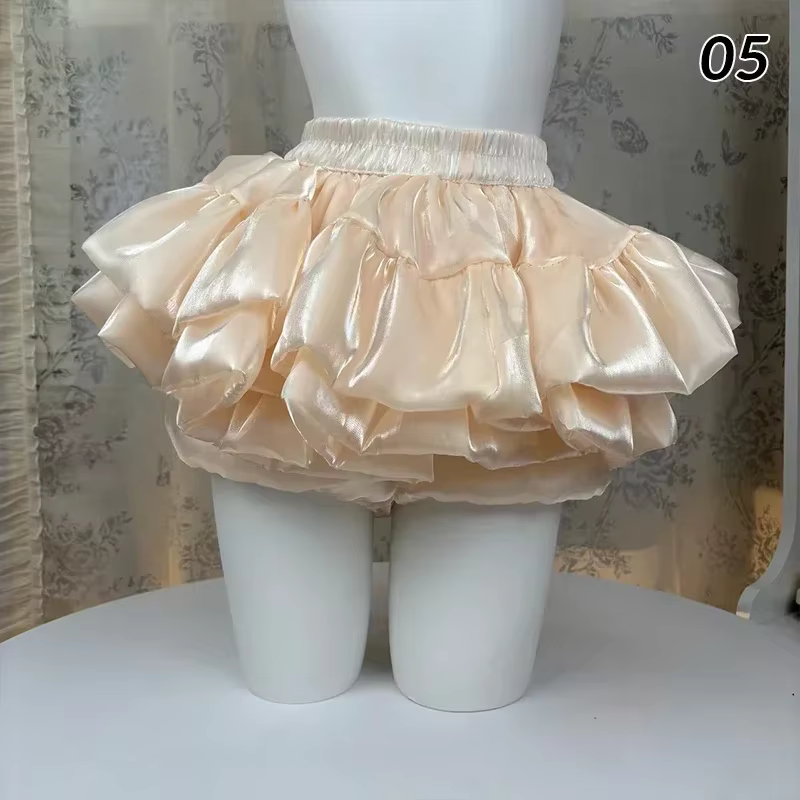 Jupe courte taille élastique douce