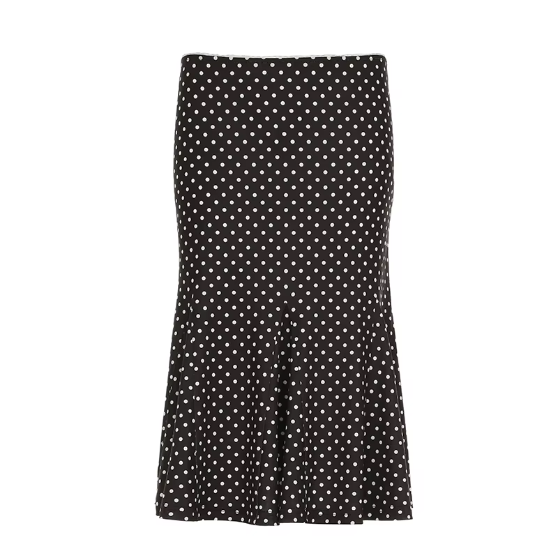SUCHCUTE – jupe élégante à volants et pois pour femmes