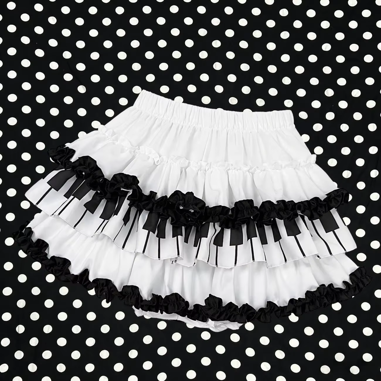 Jupe courte Y2K gothique en dentelle à volants pour femme, style Lolita chic à pois, mini-jupe punk sombre, style Hot Girl, streetwear