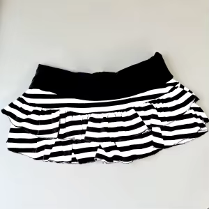 Jupe courte trapèze Y2K sexy à rayures et blocs de couleur pour femme style streetwear Harajuku occassions spéciales été nocturne