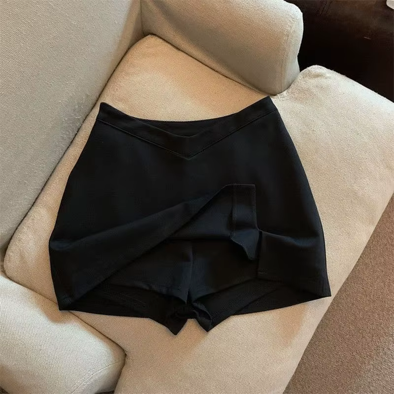 MMobTemperament-Mini jupes taille haute pour femmes