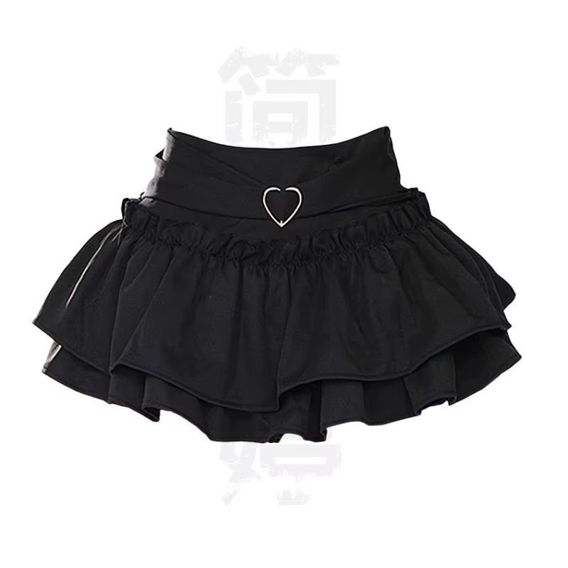 Mini jupe Lolita douce Kawaii pour femmes