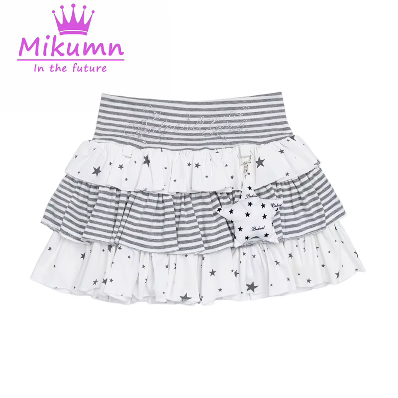 Jupes mini Lolita de style japonais Mikumn pour femmes