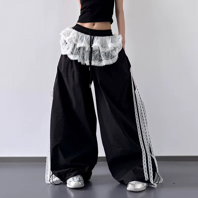 Jupe en dentelle Patchwork pour femmes