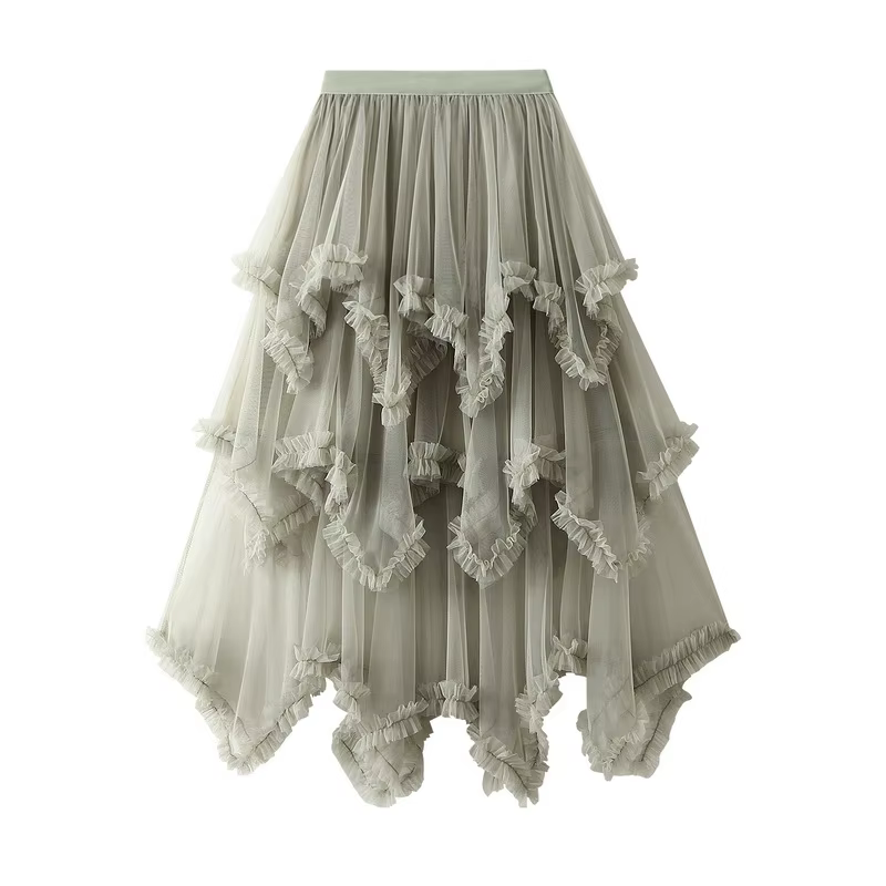 Jupe d'été en tulle pour femme
