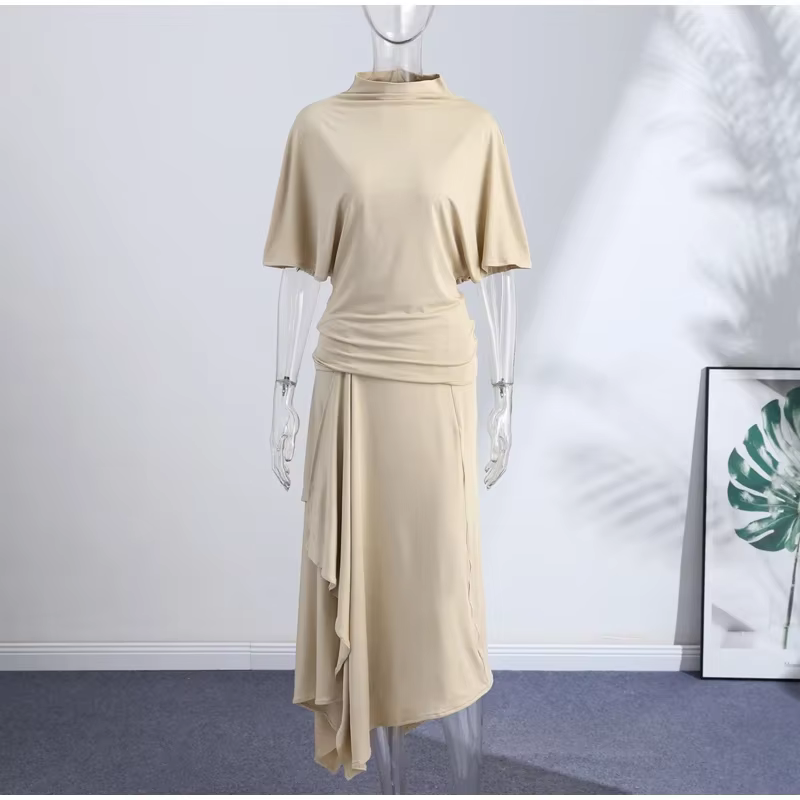 Ensemble élégant haut et jupe pour femme Printemps-Été 2026