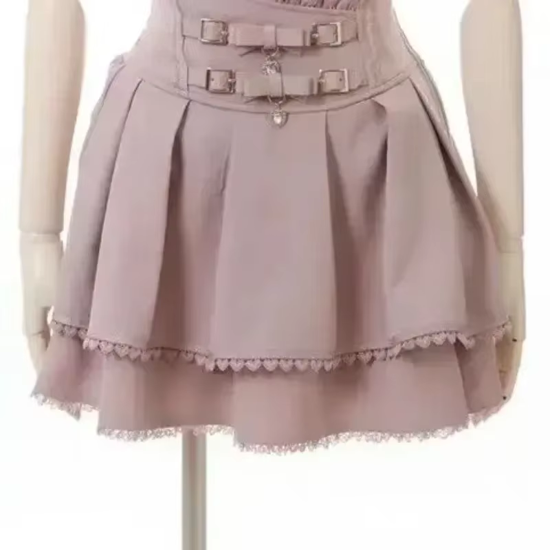 Ensemble jupe Lolita japonaise mignonne pour femme