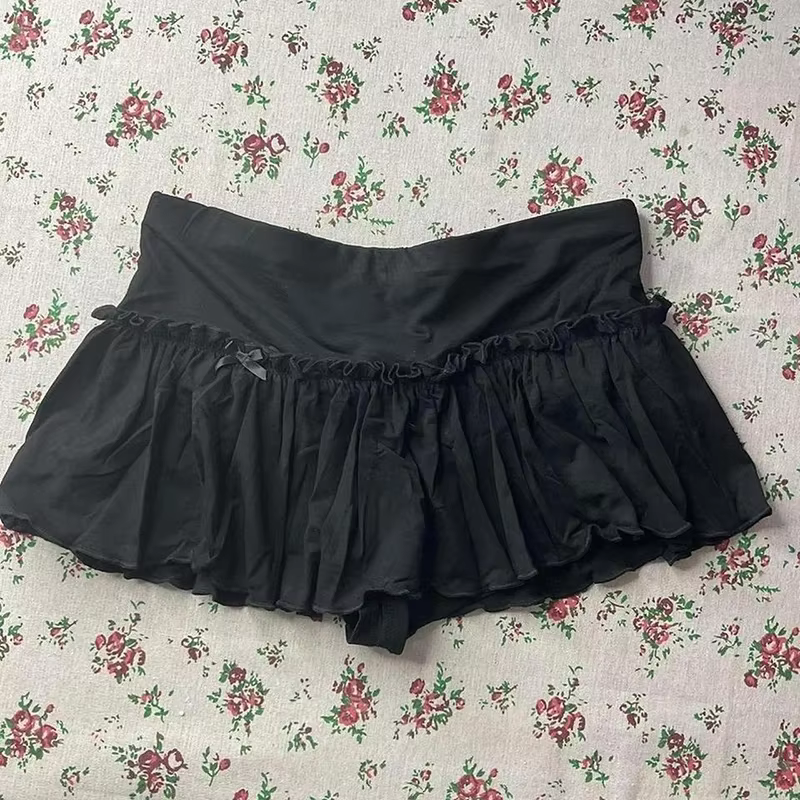 Jupe femme mode Streetwear rose motif à pois sport Style décontracté vintage Y2K Emo filles douce Harajuku