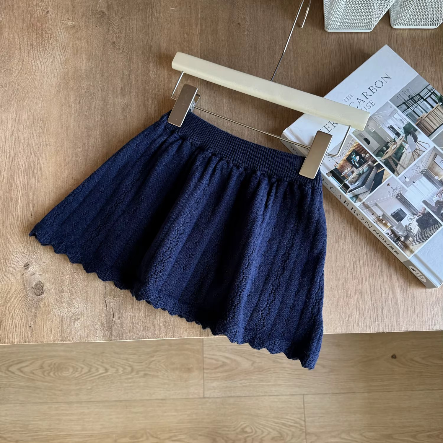 Deer jonmi 2026 Printemps Nouvelle Collection Style Coréen Jupes en Tricot pour Bébés Filles