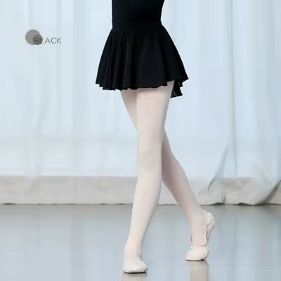 Jupe de Ballet en Mousseline de Soie pour Fille, Courte de brevà Taille artificiel astique pour Enfant et Adolescent