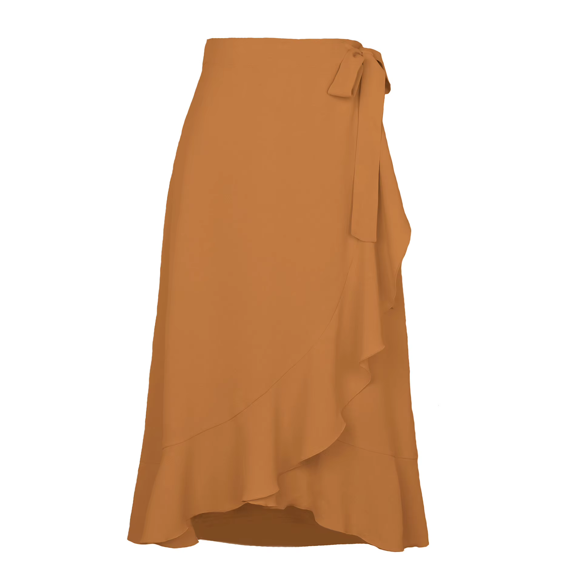 Jupe en mousseline de soie rose décontractée et élégante pour femmes, idéale pour les journées d'été et les occasions spéciales