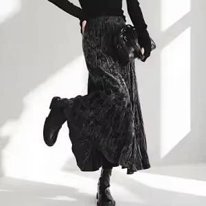 Longue nouvelle jupe automne et hiver