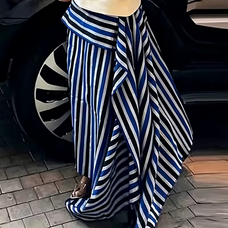 Ensemble jupe haut sexy à col halter et jupe asymétrique en fibre de polyester pour femmes, tenue élégante pour soirées et occasions spéciales