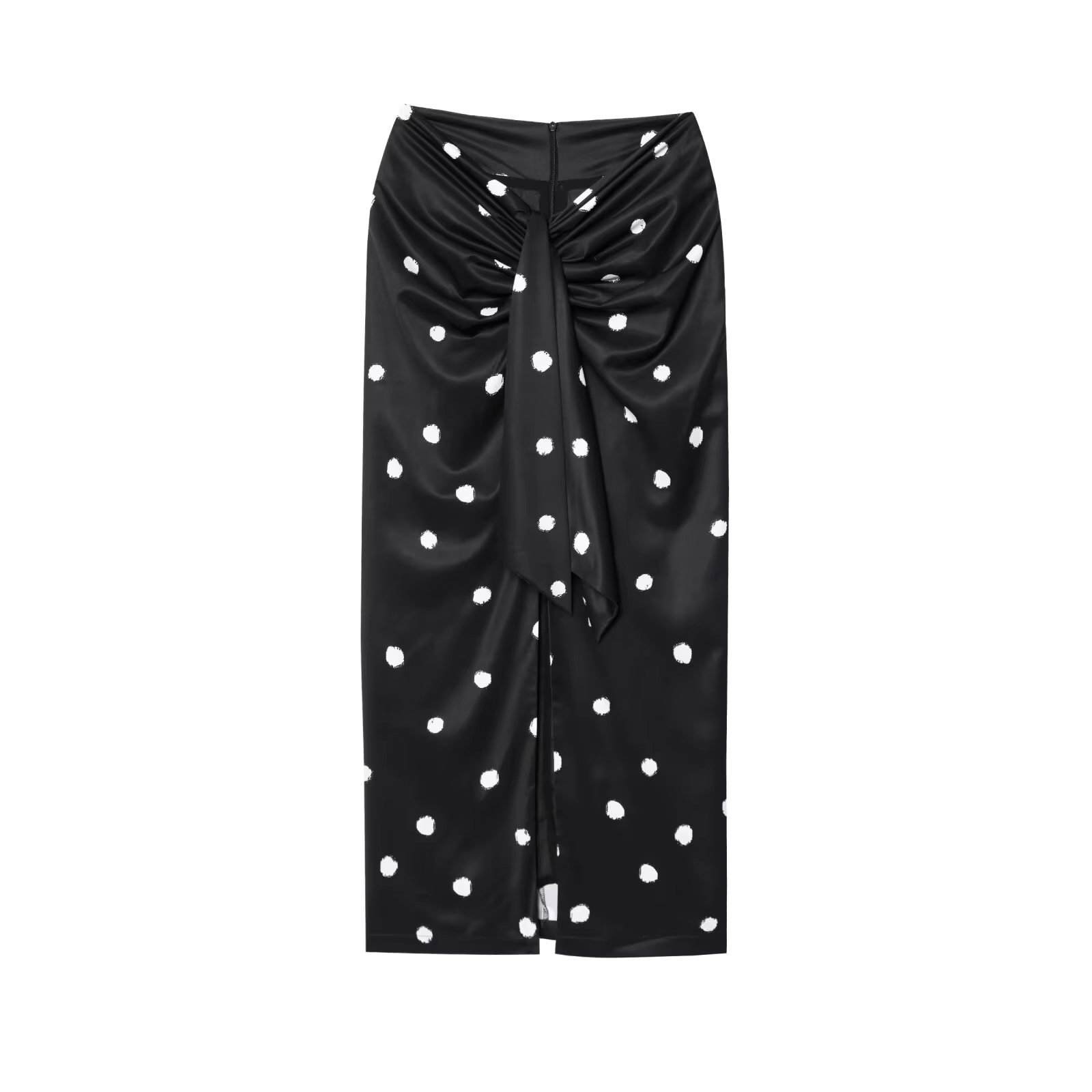 TFAFXY 2025 jupe à pois femmes Wrap froncé